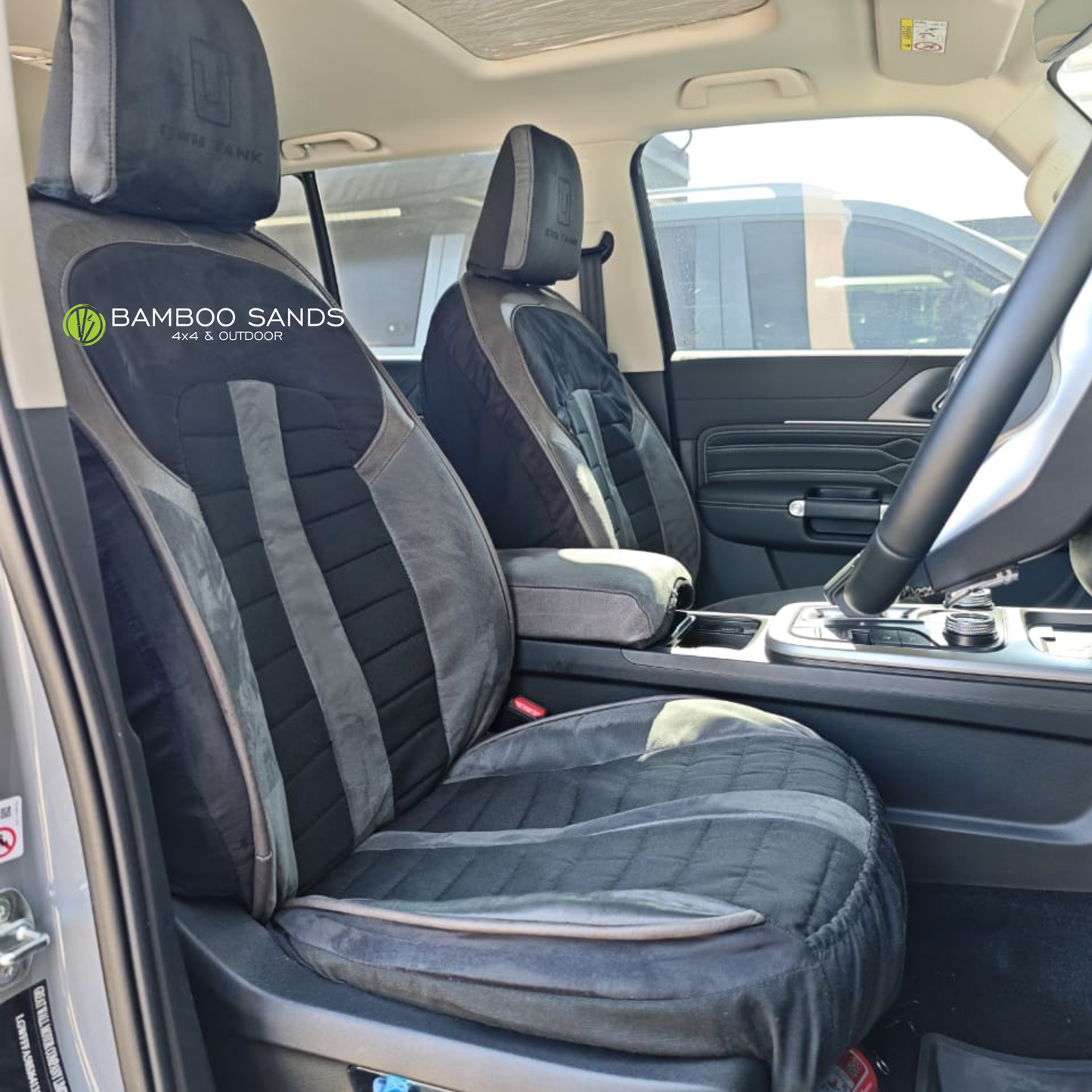 Jetour T2 Cotton Canvas & Leather Seat Covers