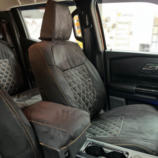 GWM Tank 300 Leather, Canvas & Diamond Stitching
