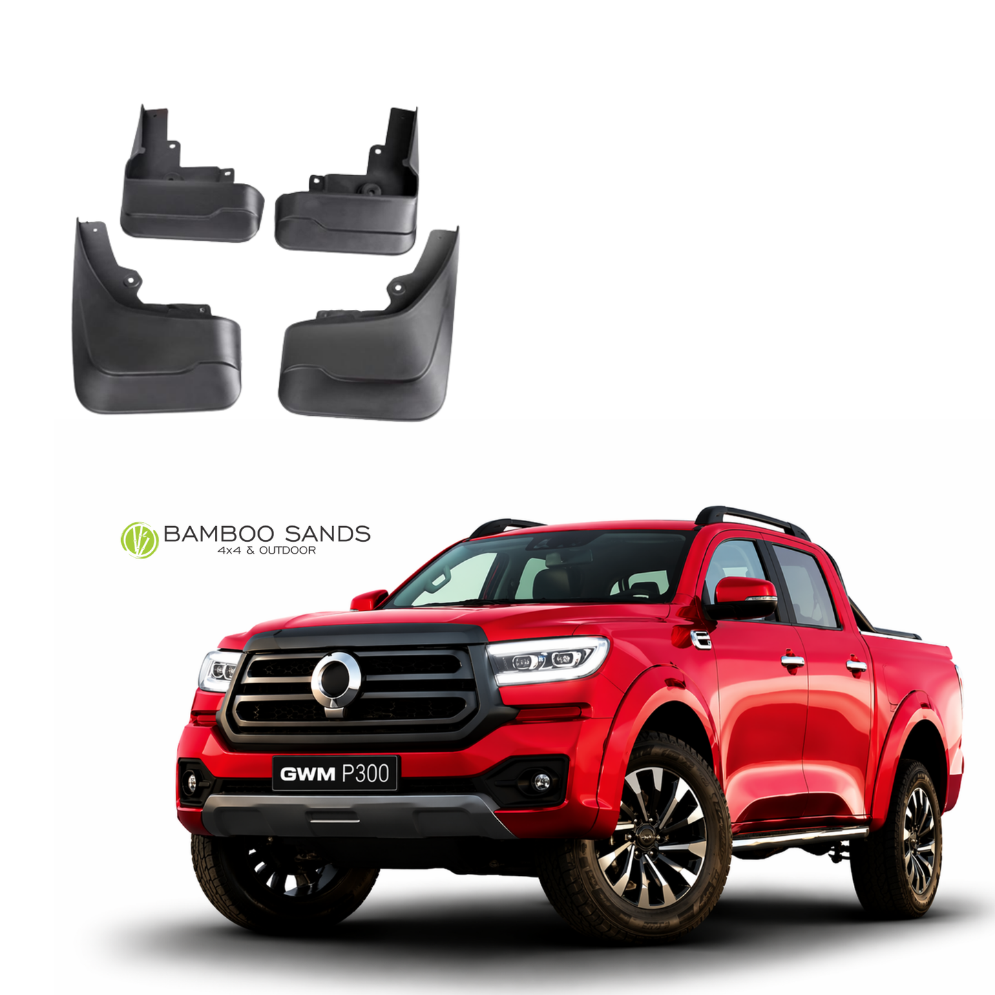 GWM P300 Passenger Mud Flaps