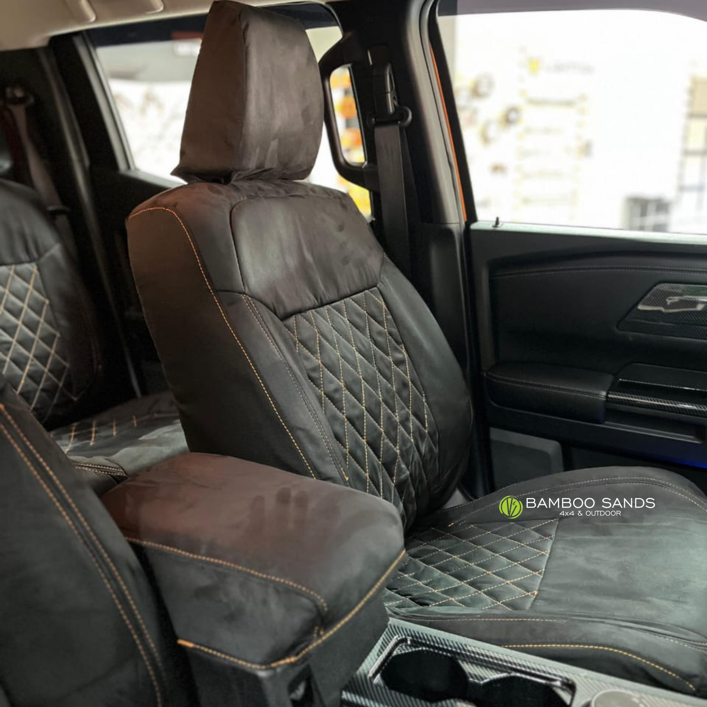GWM P500 Leather, Canvas & Diamond Stitching Seat Covers