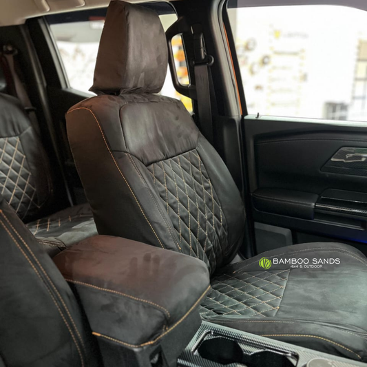 Jetour T2 Leather, Canvas & Diamond Stitching Seat Covers