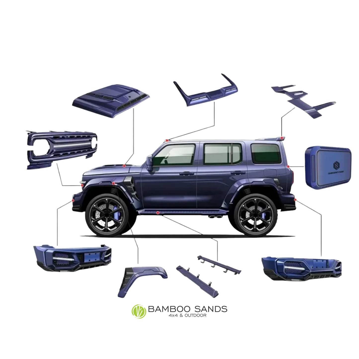 GWM Tank 300 Shadow  Body Kit Premium Quality Kit