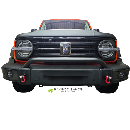 GWM Tank 300 Nudge Bar Compatible on OEM Bumper