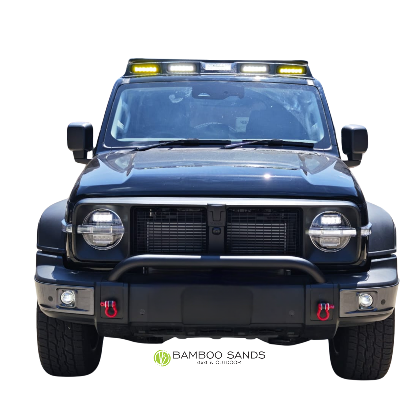 GWM Tank 300 Nudge Bar Compatible on OEM Bumper