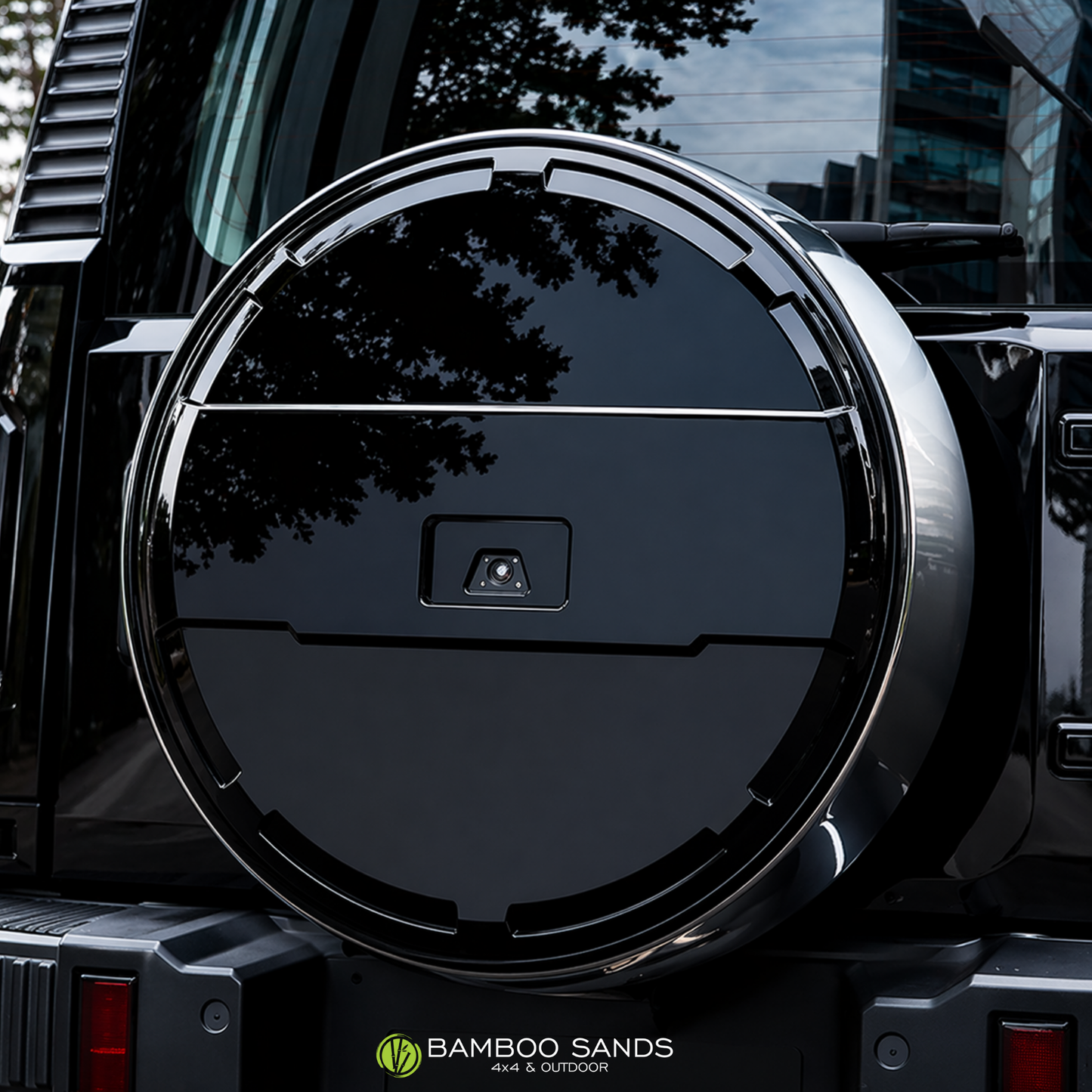 Jetour T2 Spare Wheel Cover - Metal Ring Gloss