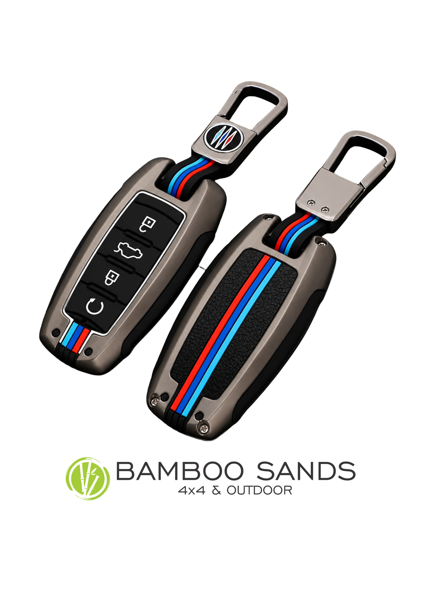 Haval H6 Alloy Key Case Grey And Chrome