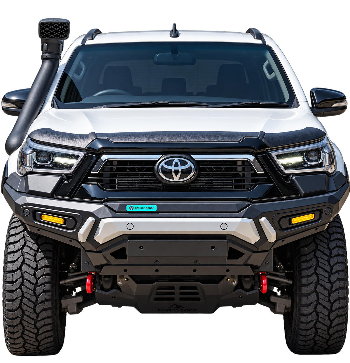 TOYOTA HILUX GD-6 SLIMLINE SILVER FOX FRONT REPLACEMENT BUMPER (BIKINI)