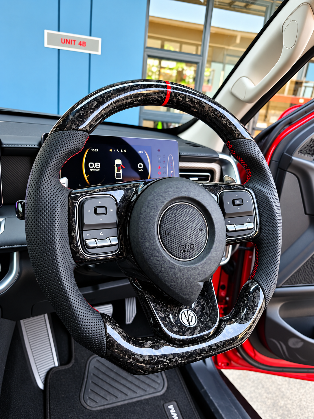 GWM P-SERIES FORGED CARBON FIBRE STEERING WHEEL