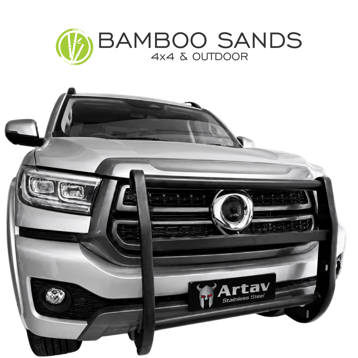 GWM P300 Bull Bar Black (Police Bar)